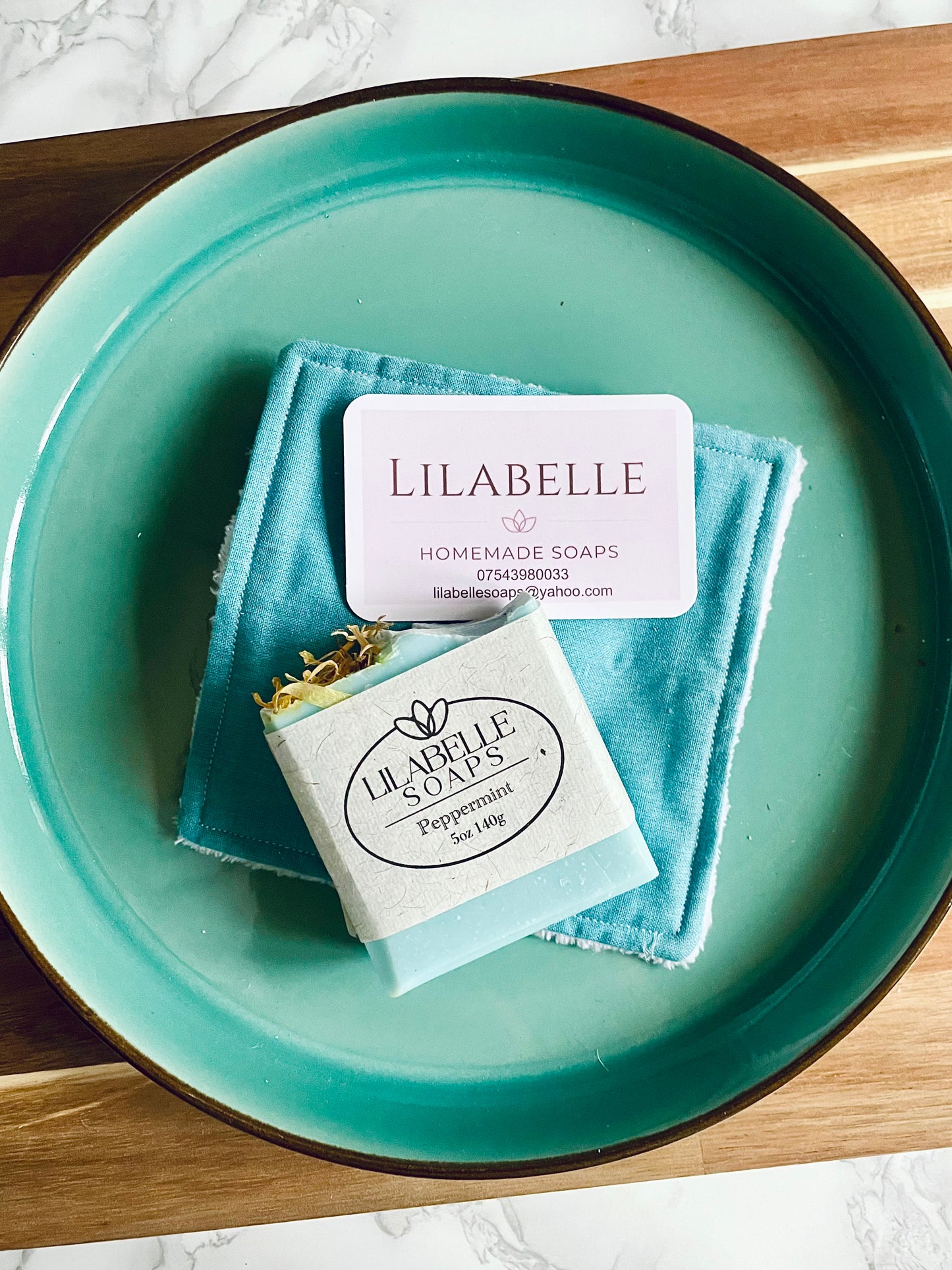 Soap Bar & Face Cloth Gift Set