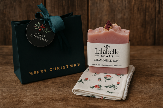 Soap, Washable Flannel & Gift Bag